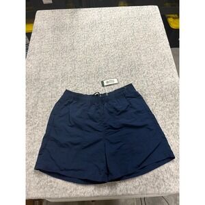 Alpine Design Mens 5 Inch Pull-On Shorts Vintage Blue ADM24803 Medium NWT